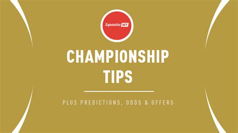 EFL Championship Betting Tips & Predictions.